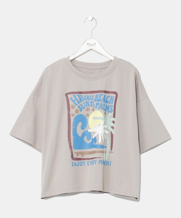 SURF＆Palms Graphic T-shirt