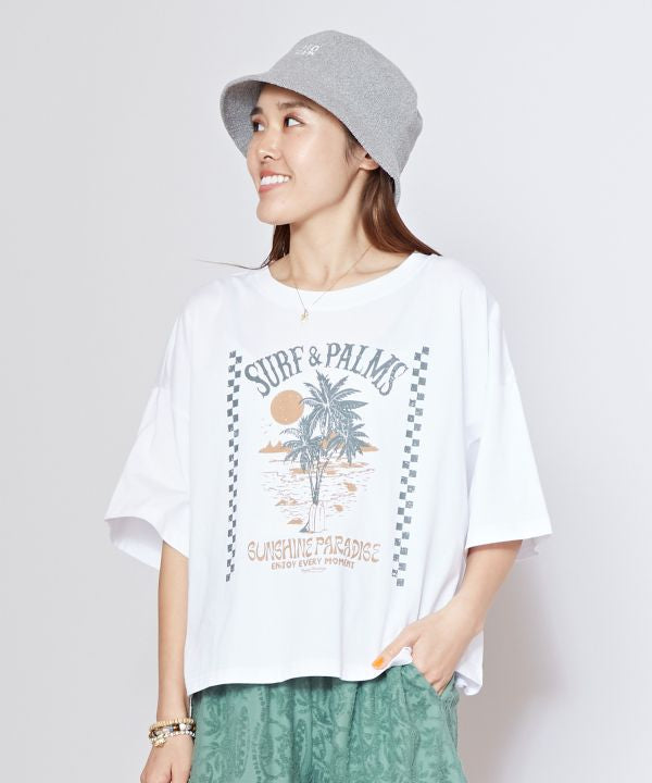 SURF＆Palms Graphic T-shirt