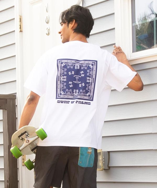 SURF＆Palms Men's Graphic T-shirt Tops by Kahiko - Ametsuchi