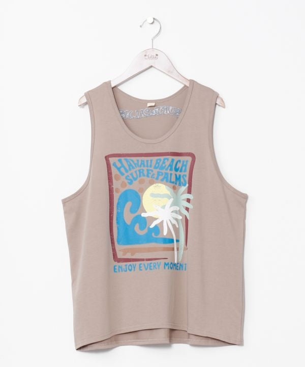 SURF＆Palms Graphic Tank Top