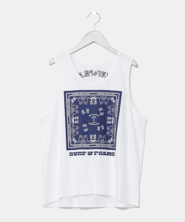 SURF＆Palms Graphic Tank Top