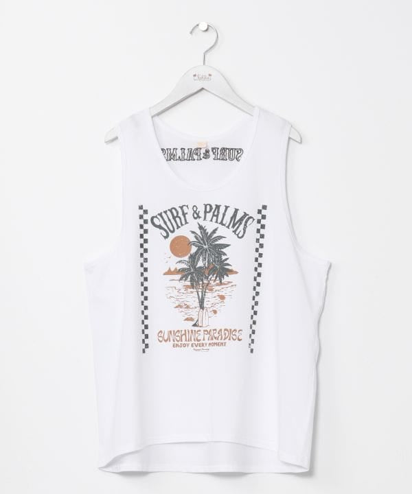 SURF＆Palms Graphic Tank Top