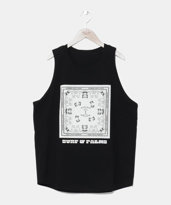SURF＆Palms Men's Graphic Tank Top