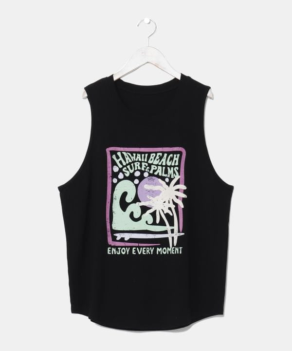 SURF＆Palms Men's Graphic Tank Top