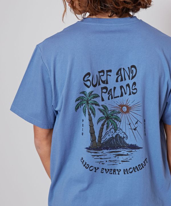 SURF＆Palms Men's Graphic T-Shirt