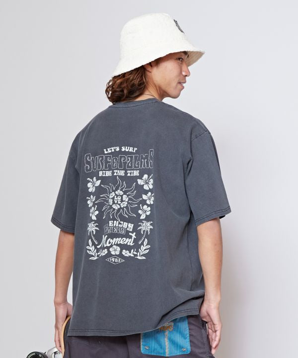 SURF＆Palms Men's Vintage Like Graphic T-Shirt