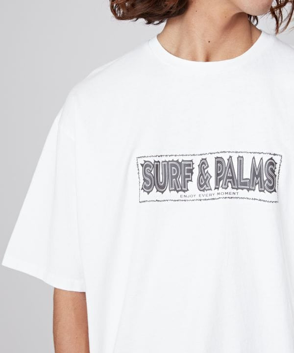 SURF＆Palms Men's Vintage Like Graphic T-Shirt