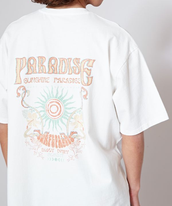 SURF＆Palms Men's Vintage Like Graphic T-Shirt