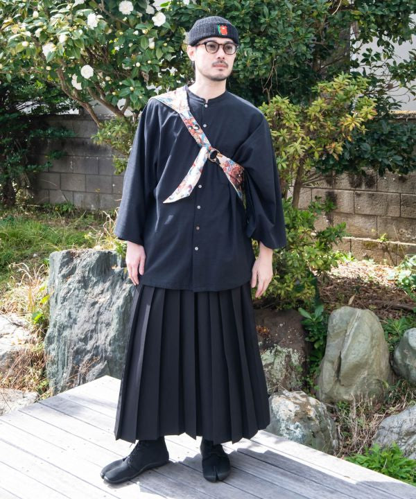 KAKUSODE Collarless Shirt