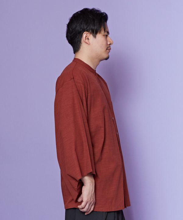 KAKUSODE Collarless Shirt