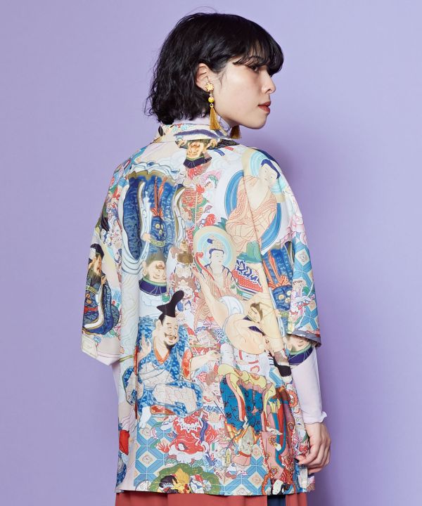 UKIYO-IRO Open Collar Shirt