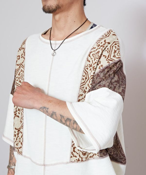 Men's Patchwork Slouchy Top