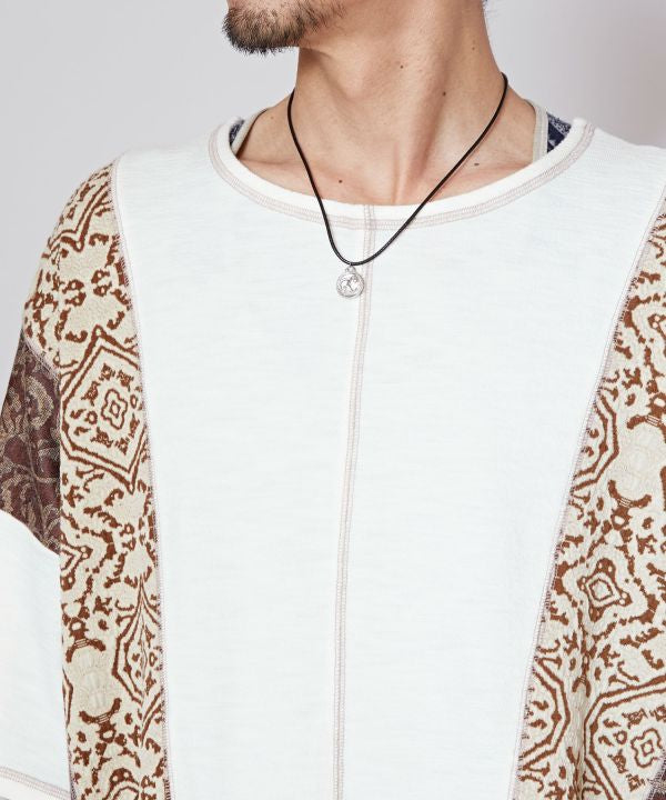 Men's Patchwork Slouchy Top