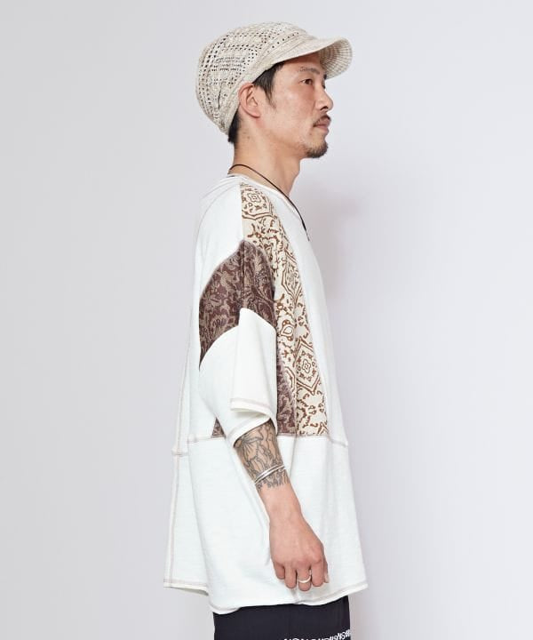 Men's Patchwork Slouchy Top