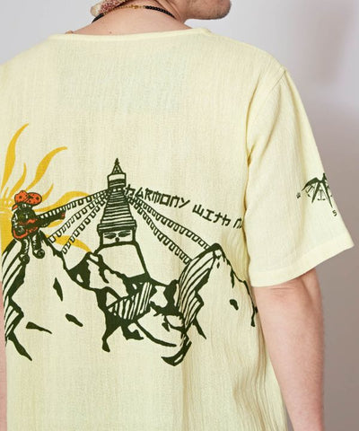 Amina x YOSUKE - Cotton Graphic Top