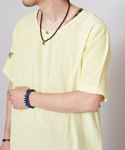 Amina x YOSUKE - Cotton Graphic Top