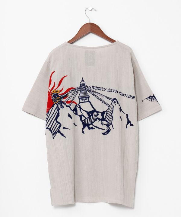 Amina x YOSUKE - Cotton Graphic Top