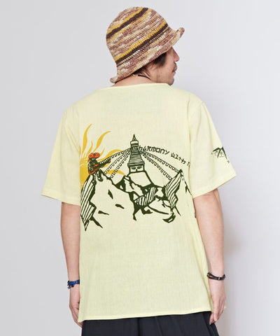 Amina x YOSUKE - Cotton Graphic Top