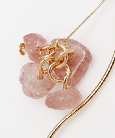 Pebble Flower Earrings Earrings by 岩座 - Ametsuchi