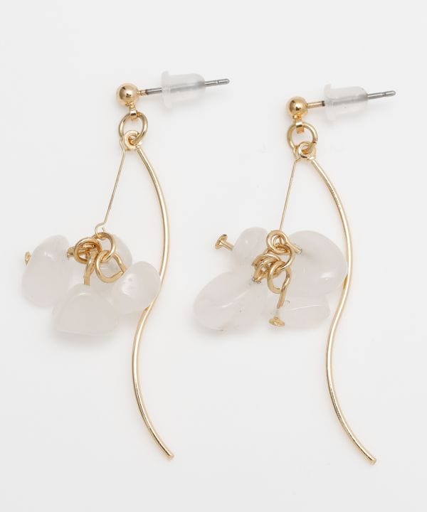 Pebble Flower Earrings