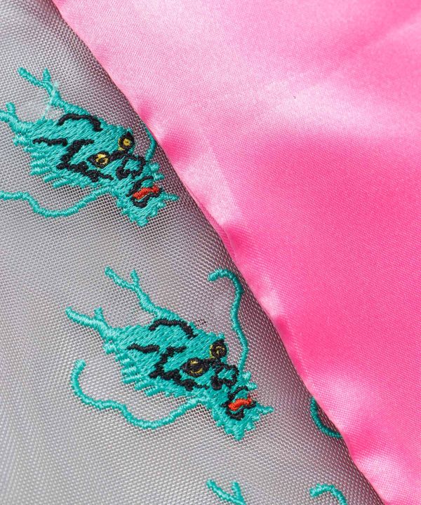 Mesh Handbag with Drawstring Pouch Set