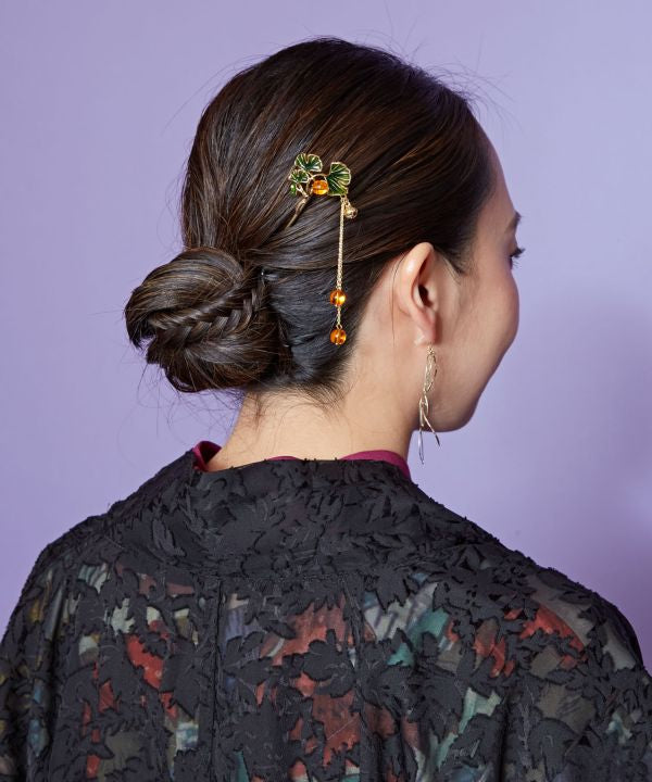ICHOU YURE - Kanzashi Hair Pin Hair Accessories by Kaya - Ametsuchi