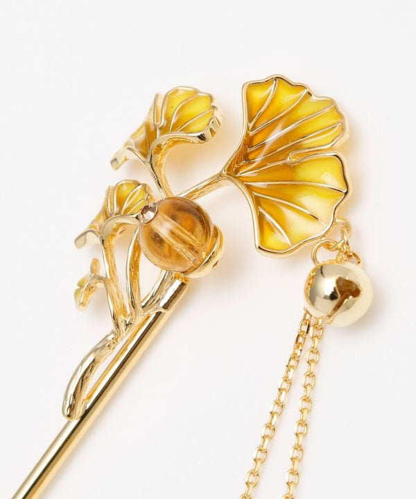 ICHOU YURE - Kanzashi Hair Pin Hair Accessories by Kaya - Ametsuchi