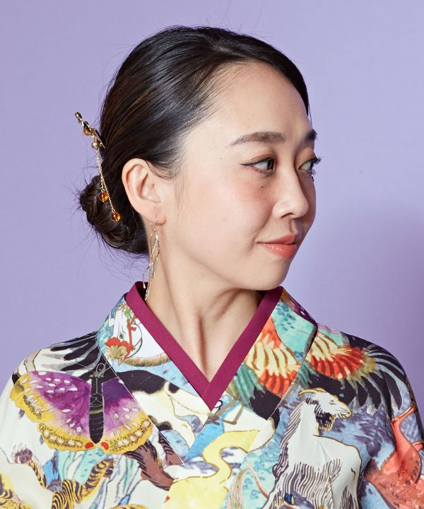 ICHOU YURE - Kanzashi Hair Pin Hair Accessories by Kaya - Ametsuchi