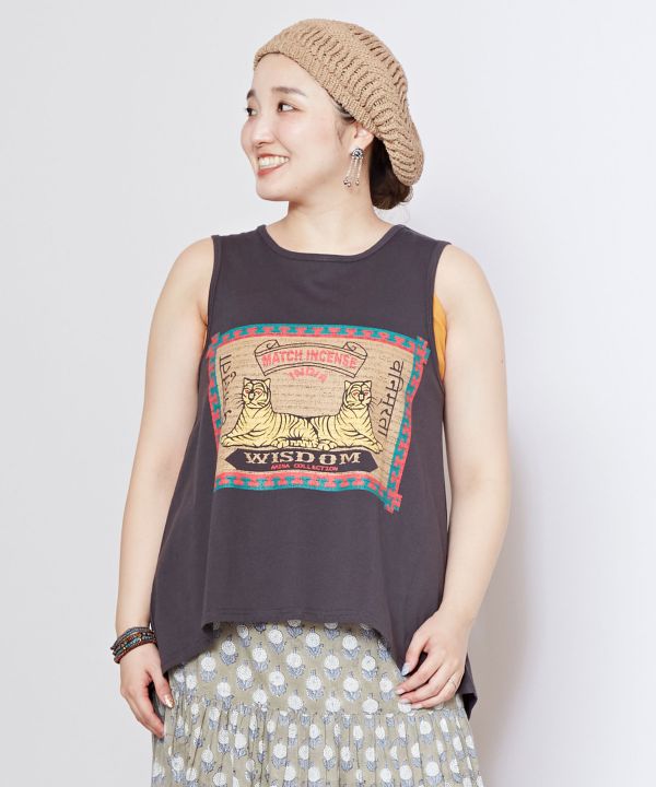Match Incense Graphic Tank Top