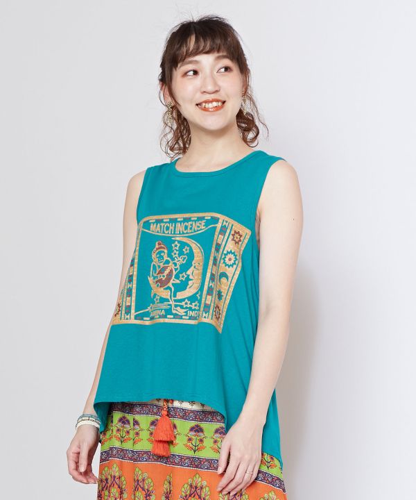 Match Incense Graphic Tank Top