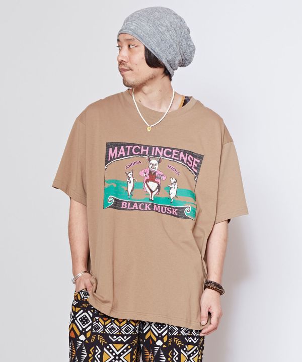 Match Incense Graphic T-shirt - XL