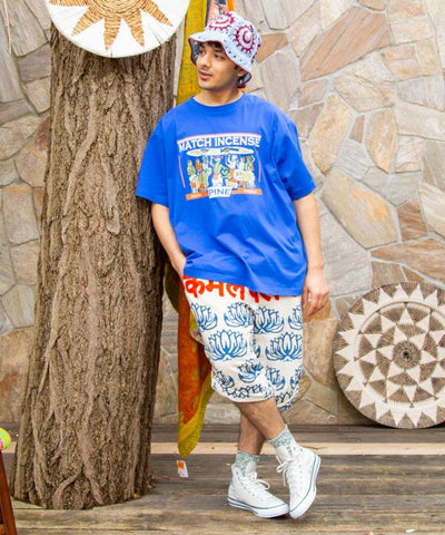 Match Incense Graphic T-shirt - XL by AMINA - Ametsuchi