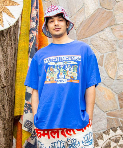 Match Incense Graphic T-shirt - XL by AMINA - Ametsuchi