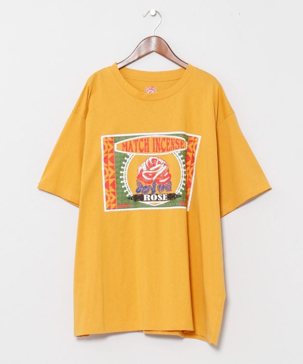 Match Incense Graphic T-shirt - XL by AMINA - Ametsuchi