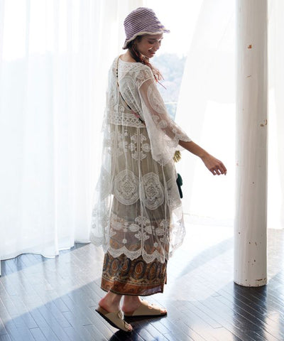 Bohemian Lace Kimono Cardigan