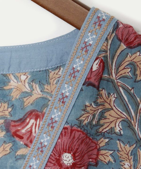 Block Print Tiered Tunic Top