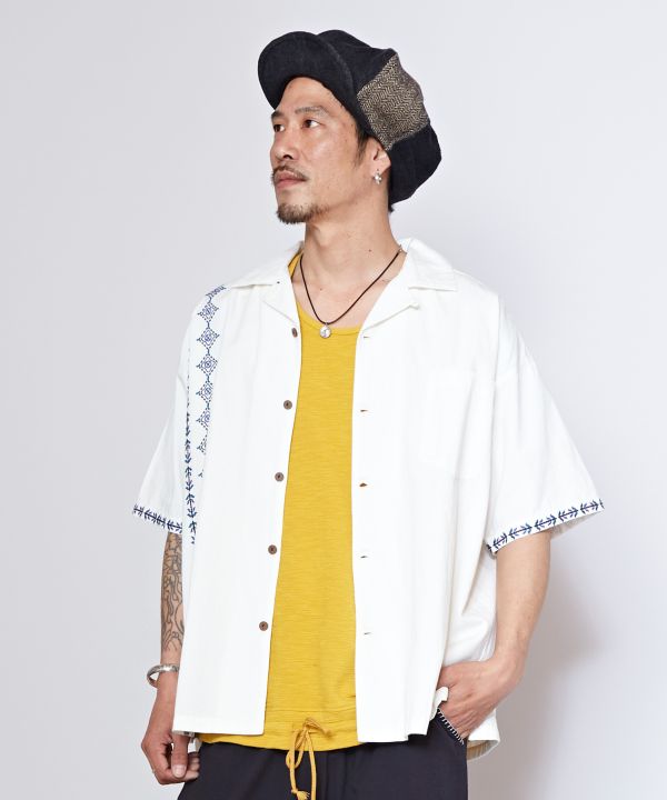 Embroidered Cotton Shirt