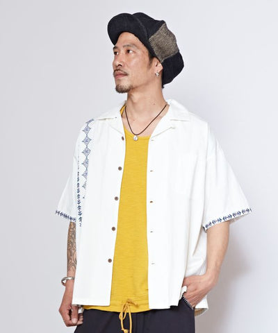 Embroidered Cotton Shirt