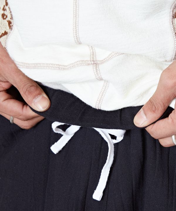 Paisley Embroidery Shorts