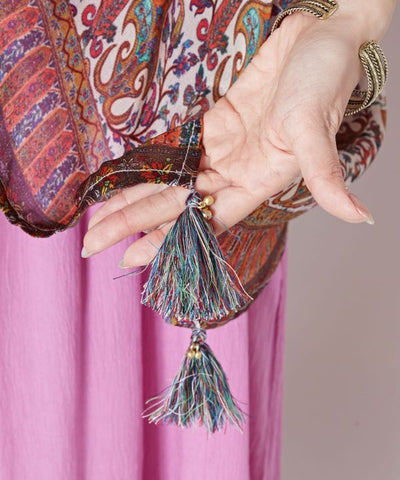 UV Protection Bohemian Kimono Cardigan Cardigans & Outerwear by AMINA - Ametsuchi