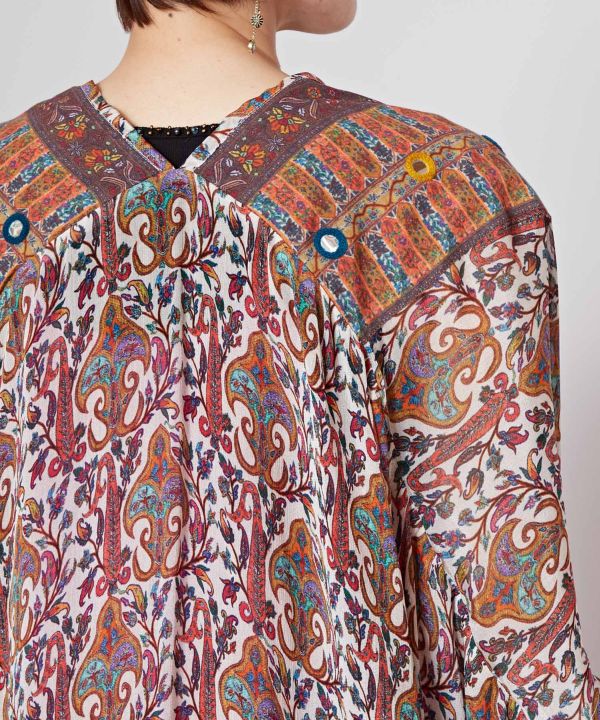 UV Protection Bohemian Kimono Cardigan Cardigans & Outerwear by AMINA - Ametsuchi