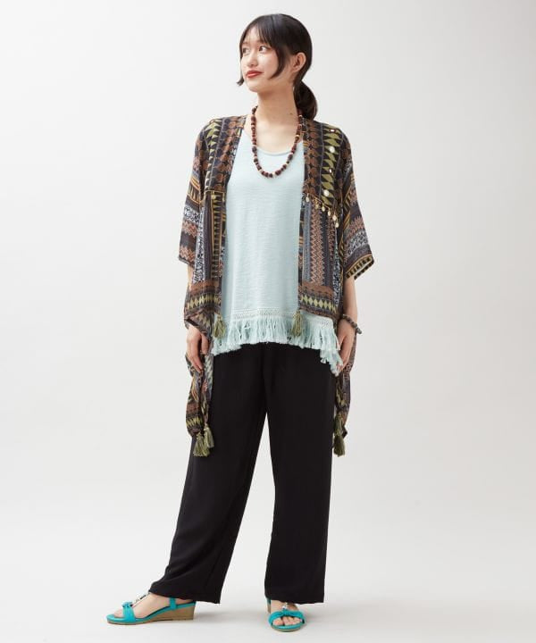 UV Protection Unisex Bohemian Kimono Cardigan by AMINA - Ametsuchi