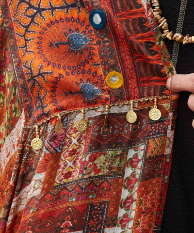 UV Protection Unisex Bohemian Kimono Cardigan by AMINA - Ametsuchi