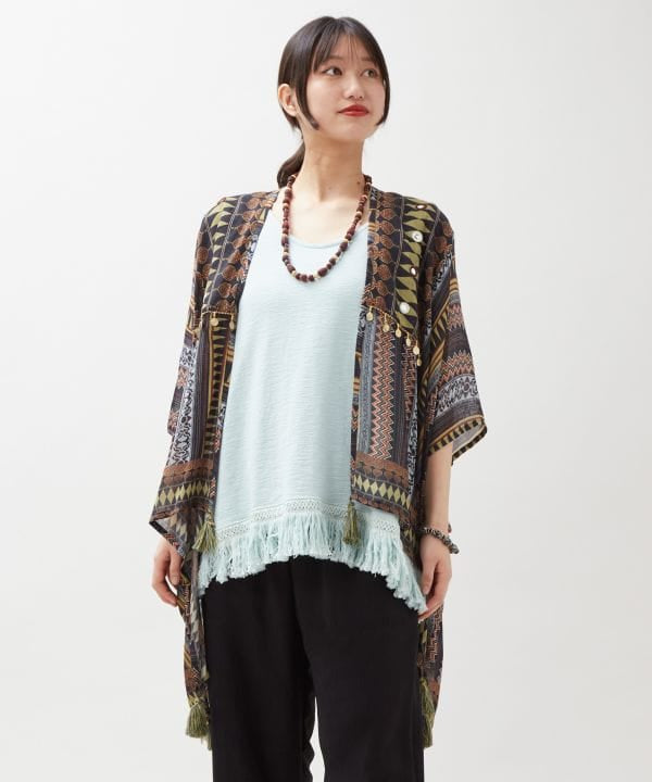 UV Protection Unisex Bohemian Kimono Cardigan by AMINA - Ametsuchi