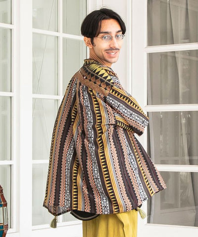 Unisex Effortless Bohemian Shirt by AMINA - Ametsuchi