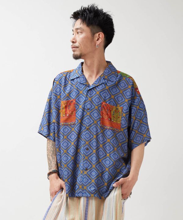 Unisex Effortless Bohemian Shirt by AMINA - Ametsuchi
