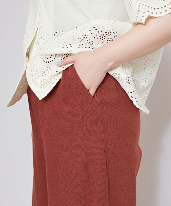 Cross Stitch Cotton Pants