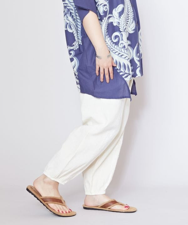 Acid Wash Cotton Volume Pants