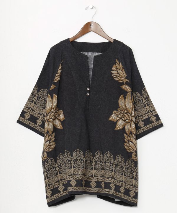 Men's Lotus Pattern Pullover