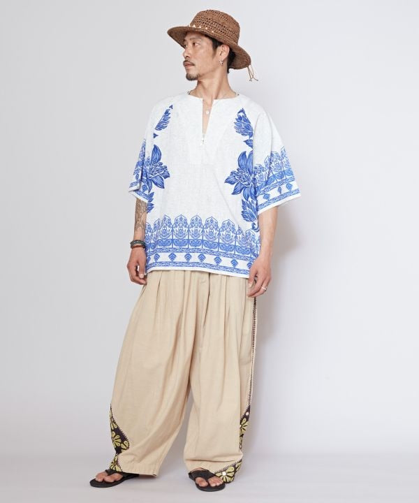 Men's Lotus Pattern Pullover